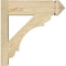 Ekena Millwork Olympic Rough Sawn Arts and Crafts Outlooker, Douglas Fir, 6"W x 18"D x 18"H OUT06X18X18OLY03RDF - alternate 2
